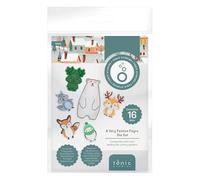 Tonic Studios A Very Festive Fayre Die Set - 16 Dies - 35mm x 58mm - Thin Dies for Stamped, Foiled & Stenciled Characters