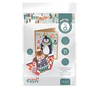 Tonic Studios A Very Festive Fayre Jumping Buddies Die Set - 21 Dies - 52mm x 93mm - Create Penguin & Polar Bear with Kinetic Arms & Legs