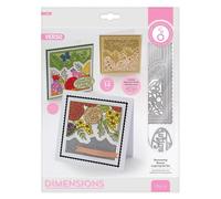Tonic Studios - Blossoming Blooms Die Set - 14 Dies, 149mm x 149mm