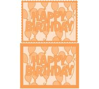 Tonic Studios Celebration Frames - Happy Birthday Die Set - 2 Dies, 97mm x 129mm