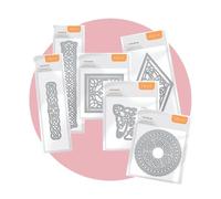 Tonic Studios Classic Celtic Dies Collection | Includes Celtic Strip, Chain, Corners, Cross Patchwork, Mini Celtic Dream, and Diamond Patchwork Die Sets | 6-Piece Set for Crafting and Scrapbooking