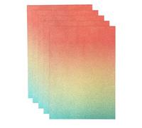 Tonic Studios Craft Perfect Ombre Glitter Card A4-5 Sheets Mermaid Shimmer - 270 GSM Cardstock for Die Cutting, Card Making, Scrapbooking & Crafts