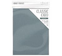 Tonic Studios Craft Perfect Weave Textured Classic Card 8.5"X11" 10/Pkg-Denim Blue