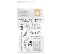 Tonic Studios Creative Pastimes Collection Stamp Set - 5395E