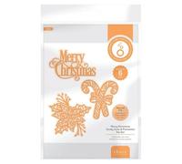 Tonic Studios Die Set-Merry Christmas Candy Cane & Poinsettia