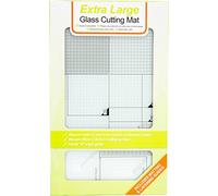 Tonic Studios Glass Cutting Mat A3 - Tempered Glass, Heat Resistant & Easy Clean - with Grid and Angle Guides - for Crafting & Scrapbooking