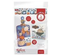 Tonic Studios Harvest Cascade Die Set - 42 Dies | Includes Fall/Autumn Icons | Largest Die Size 5.25" x 2.9" | Perfect for Fussy Cutting Stamped Images