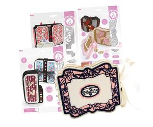 Tonic Studios My Memory Book Half Cut Die Set Collection - 3 Pack Bundle - Includes Our Story, Sweet Dreams, Sweet Recollections Half Cut Dies for Keepsakes and Scrapbooking