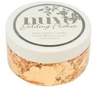 Tonic Studios Nuvo Gilding Flakes - Sunkissed Copper 200 ml - Metallic Leaf for Paper, Mixed Media, Crafting & Stamping