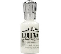 Tonic Studios Nuvo Glitter Drops-White Blizzard, 1 Oz