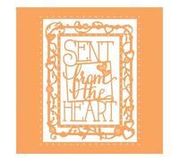 Tonic Studios Sent from The Heart Frame Die Cut, 2 Dies, Largest 7.1cm x 9.1cm, Tonic Studios