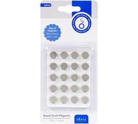 Tonic Studios Small Adhesive Magnets 10 mm - 10 Pairs (20 Pcs) - Thin, Strong & Sticky Back - for Crafts, Memory Books, Journals & Hidden Closures, Blue
