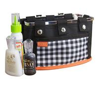 Tonic Studios Table Tidy Double Pocket Caddy, Polyester, Multi-Colour, 13 x 12.5 x 12.5 cm