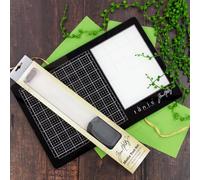 Tonic Studios Tim Holtz Medium & mat Tool Guide Bundle - Includes Glass & Replacement Non-Stick mat, and Media Tool Set - Ideal for Crafting and Mixed Media Projects