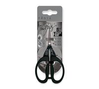 Tonic Studios Tim Holtz Mini Left-Handed Scissors - 5" (12.3 cm) - All Purpose Titanium Snips - for Paper, Fabric & More - Incl. Blade Protection - Non-Stick