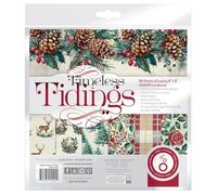 Tonic Studios Timeless Tidings Art Pad Collection - 200gsm Cardstock (8'' X 8'')