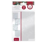 Tonic Studios Timeless Tidings - Stencil 5" x 6.75" - 4pcs Traditional Holiday Stencil Designs - Reusable Craft Templates for Inks and Paints - Card Making, Scrapbooking and Journaling