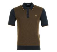 Tonic Waffle Knitted Polo Shirt Navy, Large