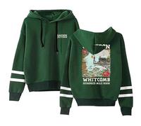 Tonidos Men's Hoodie Ca-meron Singer Whit-comb Casual Loose Long Sleeve Unisex Pullover Sweatshirt Tops XXS-4XL-Green||x_l