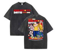 Tonidos Sakamoto Day Merch Men's and Women's T-Shirt 2D Cartoon Pattern Printed Short Sleeve Hip Hop Loose Harajuku Top Summer Round Neck Tshirt XXS-4XL-Style 1||m