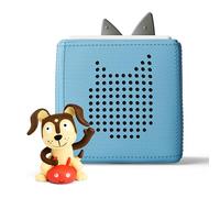 Toniebox Audio Player Starter Set with Playtime Puppy - Listen, Learn, and Play with One Huggable Little Box - Light Blue