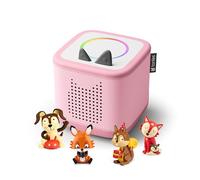 Toniebox 2 Audio Player Favorite Songs Bundle for Kids 1+ with Playtime Puppy, Bedtime Songs, Counting Songs, and Celebration Songs - Cloud Pink