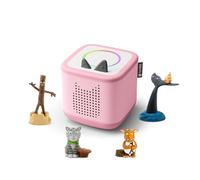 tonies Toniebox 2 Bundle Incl. 4 Tonies: Stick Man, The Snail and the Whale & The Smartest Giant in Town, The Gruffalo’s Child, Tabby McTat, Cloud Pink