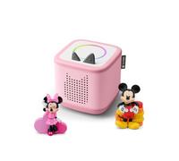Toniebox 2 Audio Player Micky Mouse Clubhouse Bundle for Kids +2 (Mickey + Minnie) - Pink