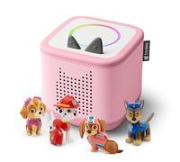 Toniebox 2 Audio Player PAW Patrol Bundle for Kids 3+ with Chase, Marshall, Skye, and Liberty - Cloud Pink