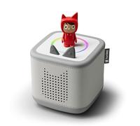 Toniebox 2 Starter Set, Speech Boosting Educational Toy for Toddlers Certified 1+, Screen-Free Audio Player with Creative Tonie Rubie - Grey