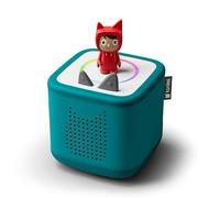 Toniebox 2 Starter Set, Speech Boosting Educational Toy for Toddlers Certified 1+, Screen-Free Audio Player with Creative Tonie Rubie - Teal