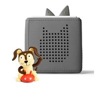 Toniebox Audio Player Starter Set with Playtime Puppy - Listen, Learn, and Play with One Huggable Little Box - Gray
