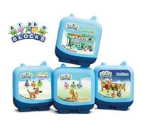 Tonies Alphablocks Audio Clever Pocket Tonie Set - Educational Phonics Audio Character for Toniebox