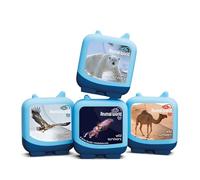 Tonies Animal World - Wild Survivors (Set of 4 Clever Pocket Tonies)