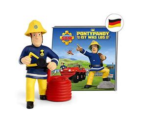 tonies Audio Figure for Toniebox, Fireman Sam - In Pontypandy is what going on, audio play for children from 3 years, playing time approx. 60 minutes