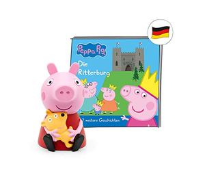 tonies Audio Figure for Toniebox, Peppa Pig - The Knight's Castle and 7 Other Exciting Peppa Pig Stories, Audio Play for Children from 3 Years, Playing Time Approx. 44 Minutes