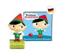 tonies Audio Figures for Toniebox, 5 Favourite Classics - Pinocchio and 4 Other Classics, Audio Book for Children from 3 Years, Playing Time Approx. 56 Minutes