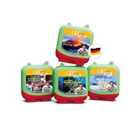 tonies Clever Set of 4 GEOlino Mini for Your Toniebox, Knowledge Radio Play for Children from 5 Years, Playing Time Each Approx. 47 Minutes