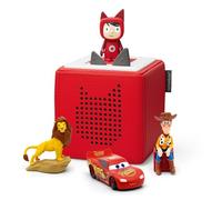 tonies Disney Classics bundle featuring 1 creative & 3 Lion King, Cars & Toy Story, Red