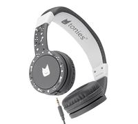 Tonies Foldable Wired Headphones for Kids - Comfortably Designed to fit On-Ear - Works with Toniebox 1 and All 3.5mm Devices - Gray