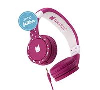 tonies Headphones, Adjustable & Foldable Children's Headphones with Volume Limiter, Over-Ear Headphones with Cable and Padded Headbands, Berry