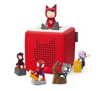tonies Marvel Spidey & Friends Bundle including 1 Creative & 4 tonies - Spidey, Ghost Spider & Miles Morales Black Panther, Red