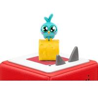 Tonies Moshi: Chirpy Audio Character for Toniebox, Blue Owl Figurine with Yellow Cube