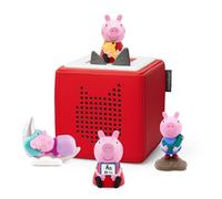 tonies Peppa Pig Bundle featuring Peppa Starter Set, George Pig, Peppa's Bedtime Stories & Learn with Peppa