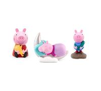tonies Peppa Pig character bundle with Peppa Pig, Peppa George & Peppa Bedtime Stories, Audio Story and Songs for kids for use with Toniebox Music Player (Sold Separately), Blue