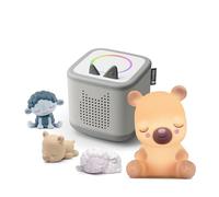 tonies Toniebox 2 Bundle Incl. 4 Sleepy Friends Tonies: Meadow Sheep, Sleepy Sheep, Sleepy Bear, Sleepy Bear Night Light, Moon Grey