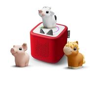 tonies Toniebox 2 Bundle Including My First Farm Set, Red, Audio Player for Audio Books, Songs, Fall Asleep and Tonieplay for Children