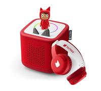 tonies Toniebox 2 Pack Story Box for Children 1 to 9 Years, Sturdy & Easy to Use, Travel, Red