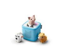 tonies® Toniebox 2 Starter Set - Sky Blue, My First Farm Hearing Figure, Interactive Audio Player for Children, Includes Night Light & Alarm Clock, from 1 Year
