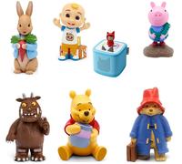 Tonies Toniebox 2 Starter Set (Sky Blue) with Peter Rabbit, Paddington Bear, Peppa Pig George, Cocomelon, The Gruffalo & Disney Winnie the Pooh Audio Figure Bundle